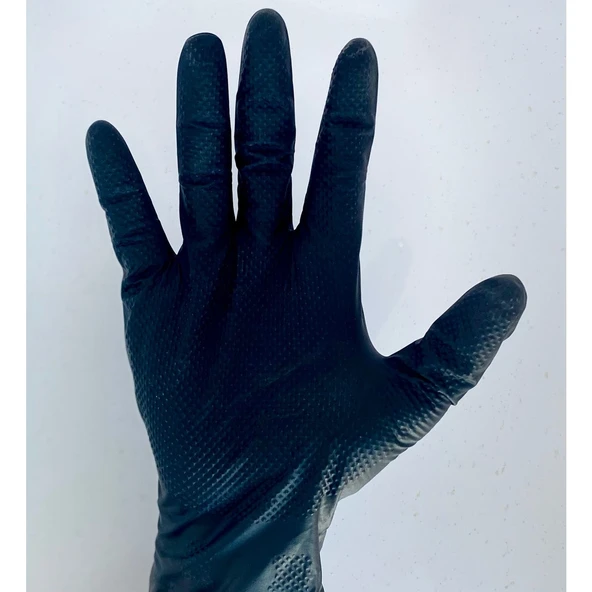 Siyah Nitril Muayene Eldiveni ürün görseli