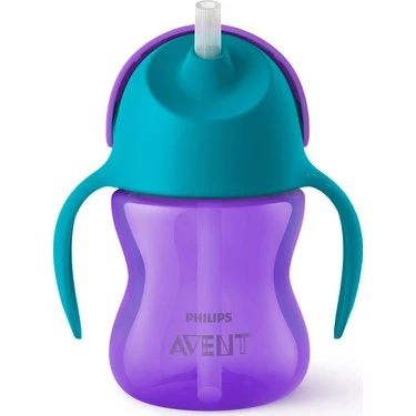 Philips Avent Desenli Pipetli Bardak Mor 200 ml SCF796/02 ürün görseli