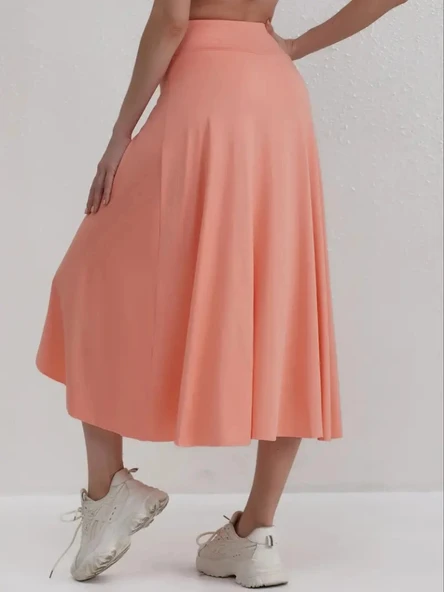 Kadın Cep Detay Taytlı Sandy Etek - Resim 2