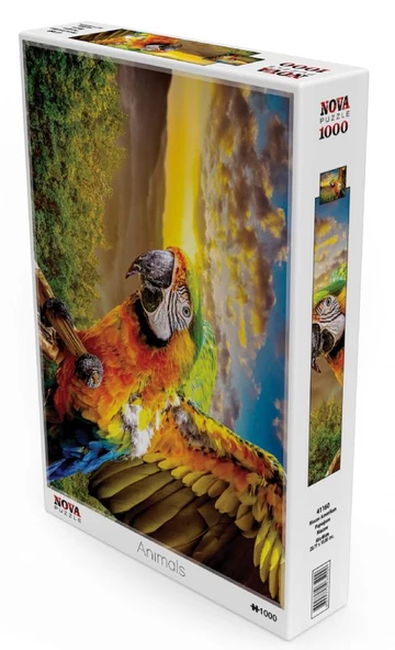 Nova Puzzle 1000 Parça Macav Amerikan Papağanı Puzzle - 2