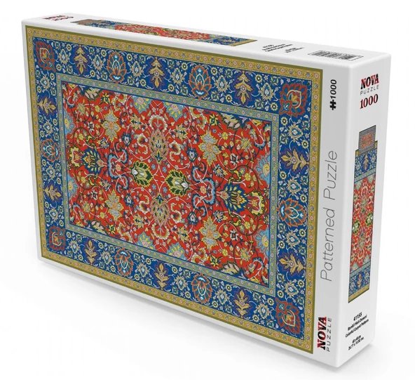 Nova Puzzle 1000 Parça Renkli Halı Deseni Puzzle