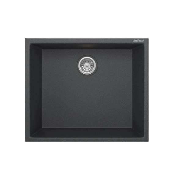 Real Stone Steep 50x40 Antrasit Granit Mutfak Eviyesi ürün görseli 1