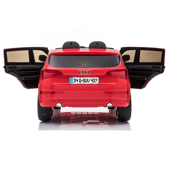 437 Audi Q-SUV 12V Kırmızı Akülü Araba - Resim 3