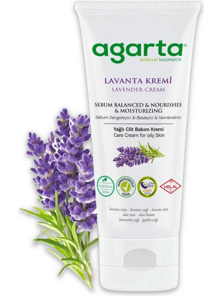 Agarta Doğal Lavanta Cilt Bakım Kremi 75 ml x 3 Adet - Resim 2