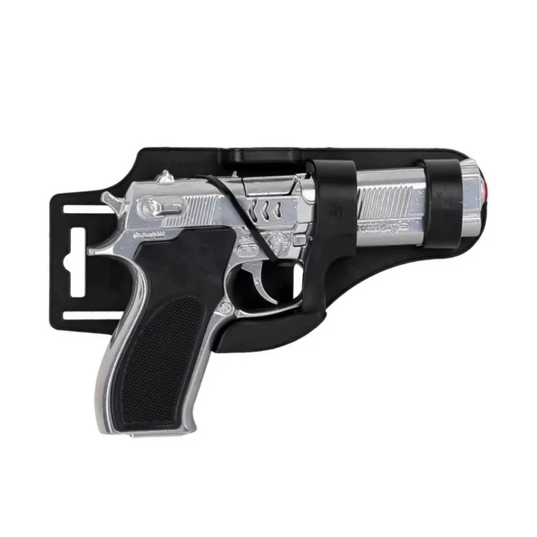 Metal Oyuncak Tabanca Krom Seri 23 ürün görseli