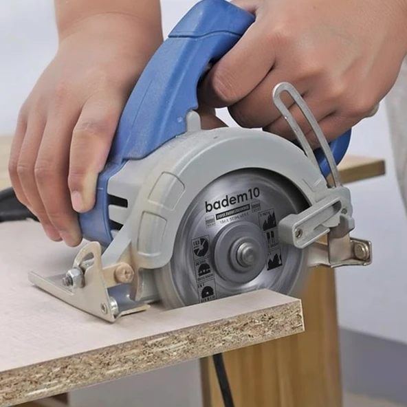 Metalik Gri Dayanıklı TCT 180mm 20mm 24T Sunta Ahşap Medefe Daire Testere Bıçağı - Resim 3