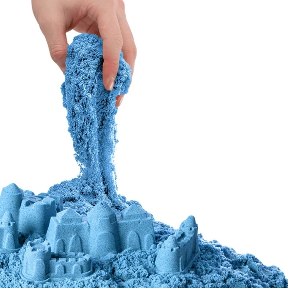 03686 ANessiWorldesuarlı Mavi Kinetik Oyun Kumu 500 gr - Resim 2