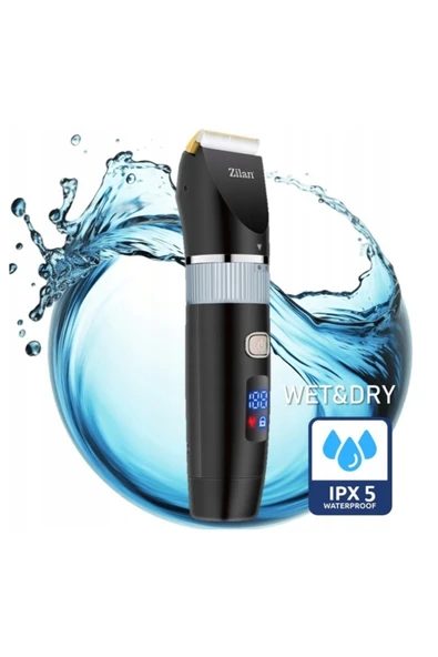 Zln8931 | Saç Sakal Vücut Tıraş Makinesi | Pietas – Ipx5 Su Geçirmez | Hızlı Şarj | Led ürün görseli 1