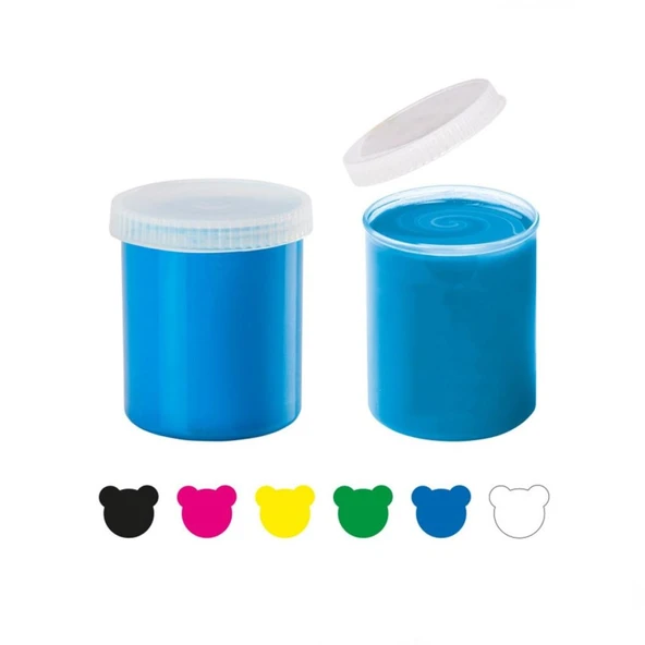 Carioca Yıkanabilir Parmak Boyası 6 Renk - Resim 2