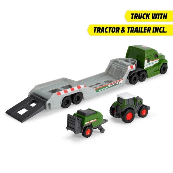 203735006 Micro Farm Truck freewheel Mack Truck trailer with Fendt tract - Resim 2