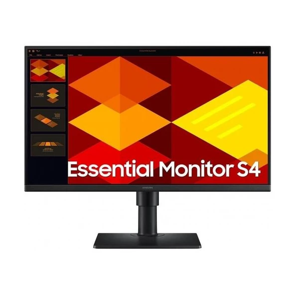 Samsung Essential S4 S40GD LS24D400GAUXUF 24" 5 ms Full HD Pivot IPS 100 Hz Monitör ürün görseli 1