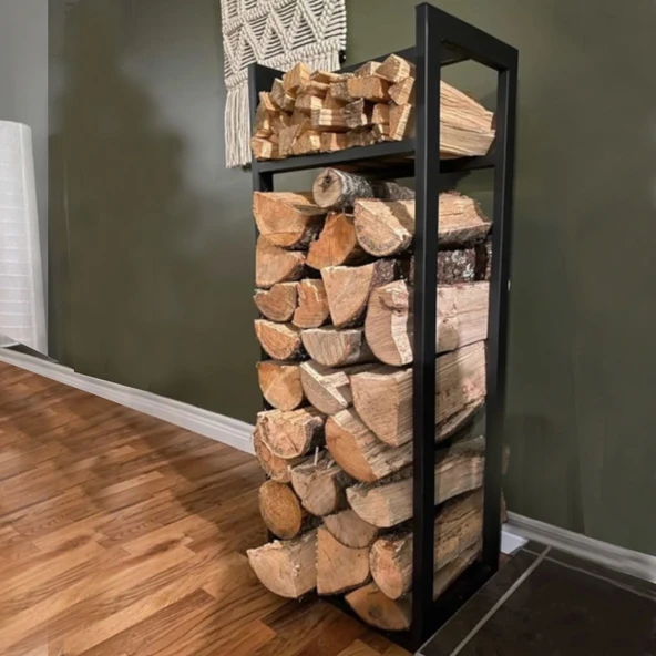 Metal Odunluk  Şömine Yanı Odun Dolabı  Bahçe Odunluğu ürün görseli