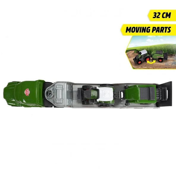 203735006 Micro Farm Truck freewheel Mack Truck trailer with Fendt tract - Resim 3