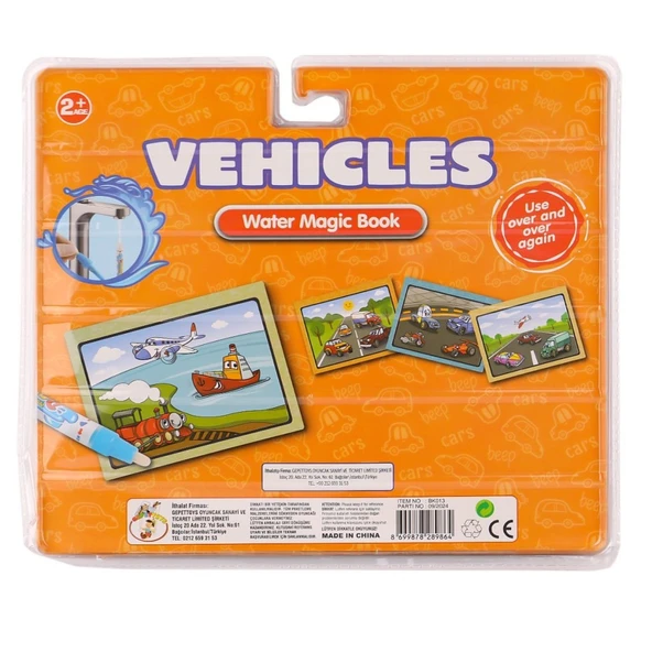 BK013 Sihirli Boyama Kitabım -Gepettoys - Resim 2