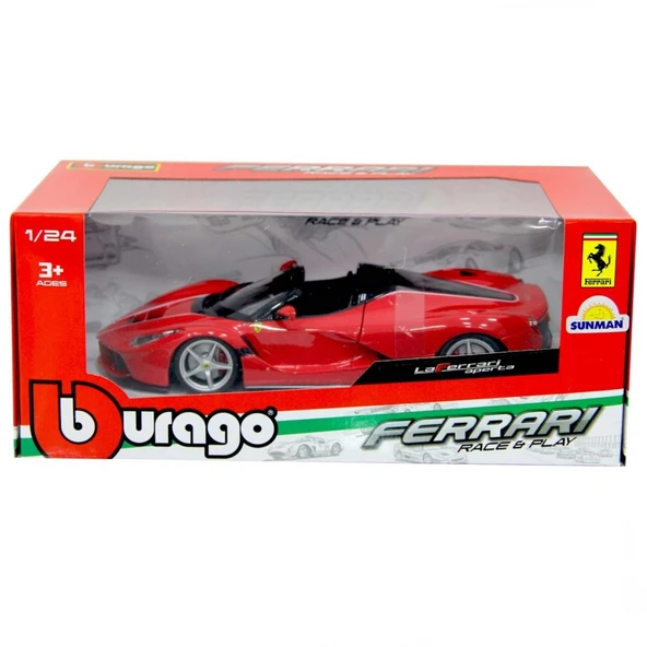 1:24 Bburago Ferrari Laferrari Aperta - Resim 4