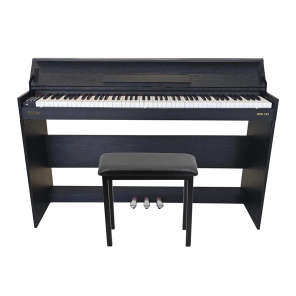 Jwin Sapphire SDP-145 Çekiç Aksiyonlu 88 Tuşlu Dijital Piyano + Tabure - Siyah ürün görseli