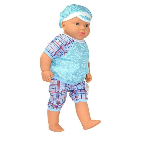 2251 Gamze, Konuşan Aliş Erkek Kel Bebek 55 cm ürün görseli