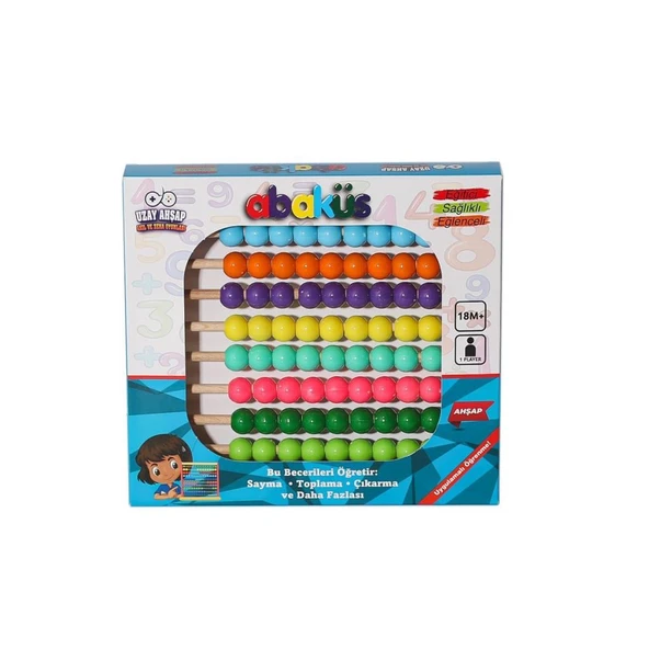 8455 Ahşap Abaküs ürün görseli