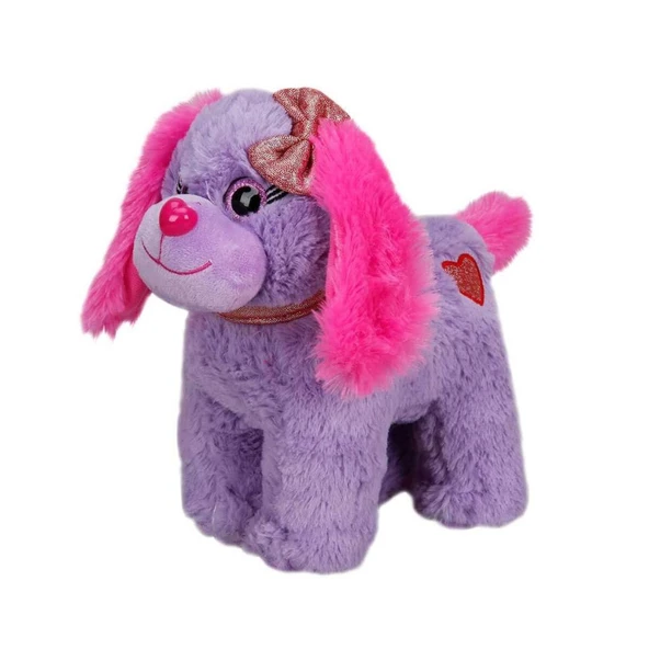 Renkli Peluş Köpek 25 cm - Resim 3
