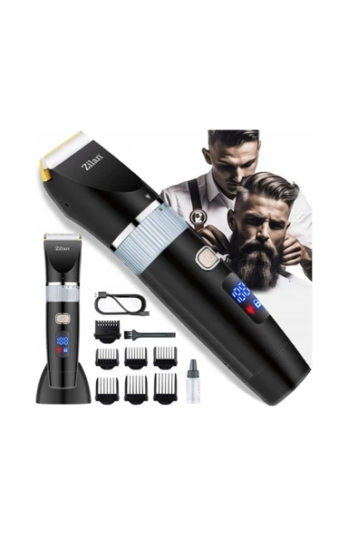 Zln8931 | Saç Sakal Vücut Tıraş Makinesi | Pietas – Ipx5 Su Geçirmez | Hızlı Şarj | Led - Resim 3
