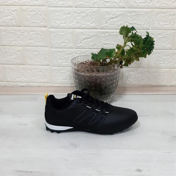 Jump 29112 Büyük Numara Siyah-Sarı Halısaha Futbol Ayakkabı - Resim 6