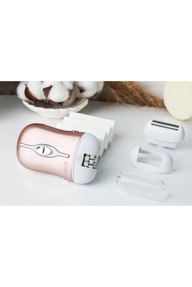 ZLN8788 3'ü 1 Arada Epilatör | Luna | 2 Hız Ayarı | 2 Değiştirilebilir Epilasyon Başlığı | USB - Resim 4