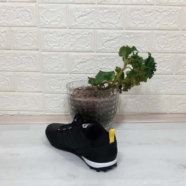 Jump 29112 Büyük Numara Siyah-Sarı Halısaha Futbol Ayakkabı - Resim 8