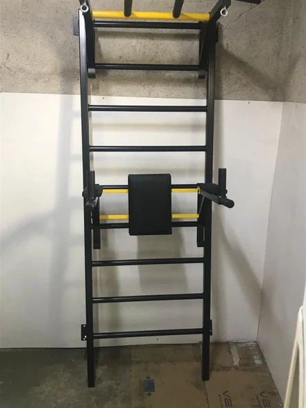 İsveç Duvarı Duvara Monte Profesyonel Kullanım Egzersiz Aleti - Resim 2