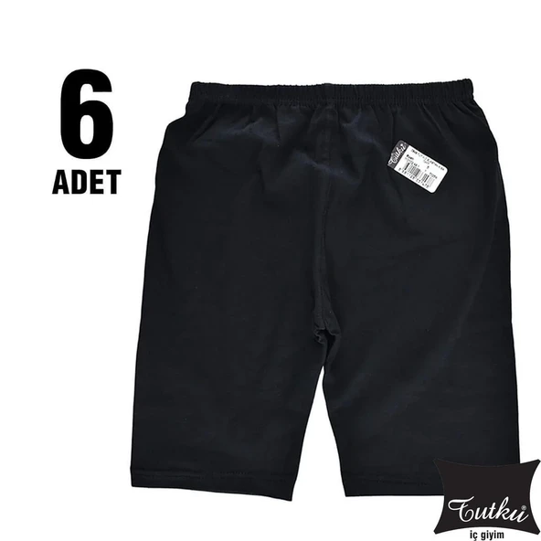 Tutku 0845 Elestan Kısa Kız Çocuk Tayt 6'lı ürün görseli