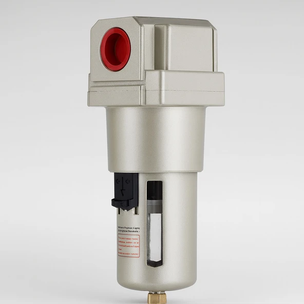 Yüksek Kapasite 1" Pnömatik Hava Filtresi Su Tutucu Nem Ayırıcı Kompresör Hat Temizleme Cihazı - Resim 3