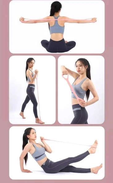 Egzersiz Esnetme Direnç  Lastiği YENİ - Resim 2