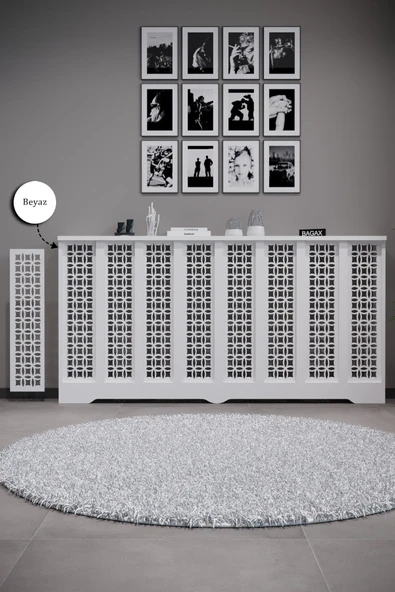 BAGAX Ayasofya Model, Beyaz Renk,iç Ölçü 156 Cm Dış Ölçü 160 Cm Petek Kaplama, Dresuar ürün görseli