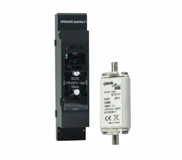 Hegel 1000V DC Bıçaklı Sigorta ve Yuvası Seti - Resim 4