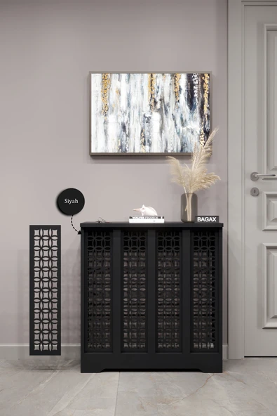 BAGAX Ayasofya Model, Siyah Renk,iç Ölçü 76 Cm Dış Ölçü 80 Cm Petek Kaplama, Dresuar ürün görseli