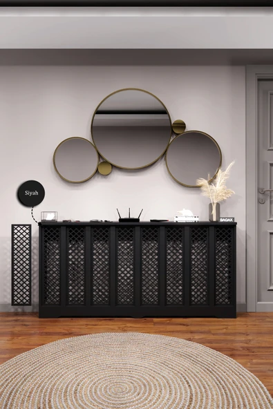 BAGAX Zeugma Model, Siyah Renk,iç Ölçü 156 Cm Dış Ölçü 160 Cm Petek Kaplama, Dresuar ürün görseli