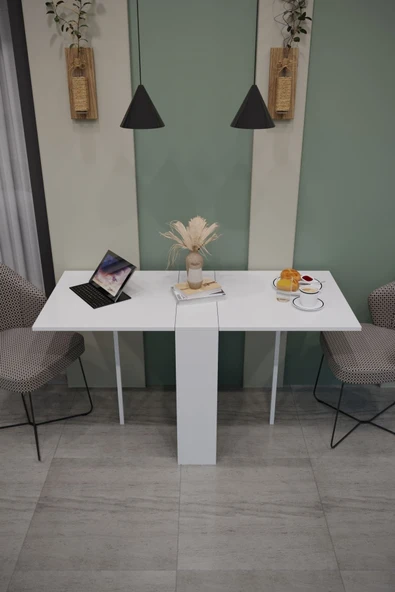 ENDLESS SHOPPİNG Katlanir Mutfak Masası Balkon Masası Pratik Katlanir Yer Kaplamayan Cok Amaclı Dolap Mutfak Mobilya ürün görseli