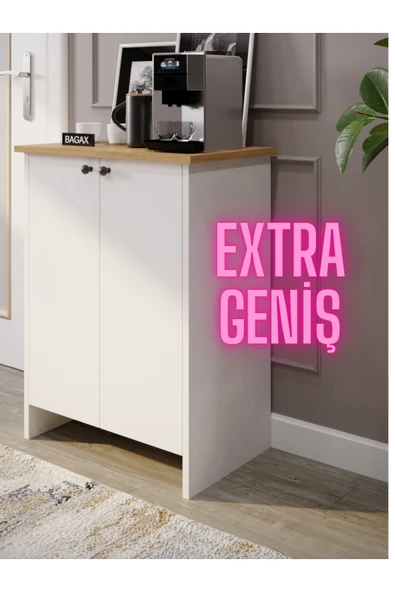 BAGAX Barista Mini Kahve Köşesi Keyfi Çok Amaçlı Mutfak Dolabı ürün görseli