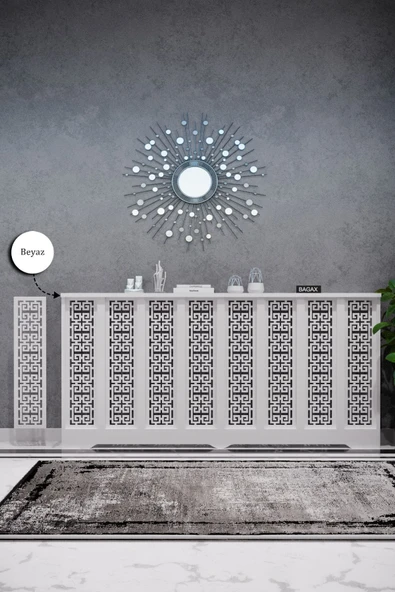 BAGAX Karatay Model, Beyaz Renk,iç Ölçü 156 Cm Dış Ölçü 160 Cm Petek Kaplama, Dresuar ürün görseli