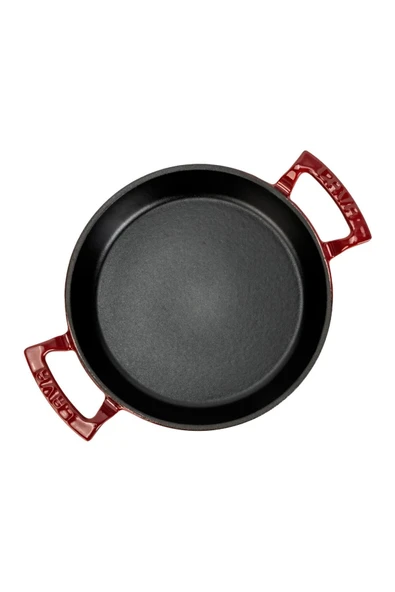 LAVA Döküm Yuvarlak Sahan Döküm Demir Yekpare Çift Kulplu 24cm-	LV Y TV 24 SHN R - Resim 3