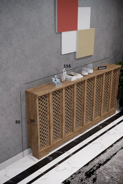 BAGAX Zeugma Model, Çam Renk,iç Ölçü 156 Cm Dış Ölçü 160 Cm Petek Kaplama, Dresuar ürün görseli