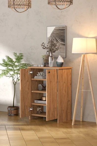 BAGAX Barista Mini Kahve Köşesi Keyfi Çok Amaçlı Mutfak Dolabı - Resim 4