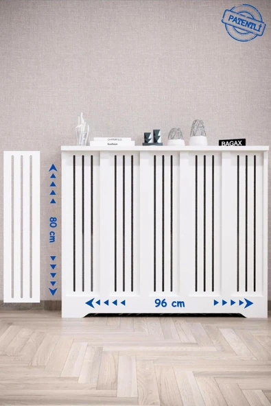 BAGAX Efes Model, Beyaz Renk,iç Ölçü 96 Cm Dış Ölçü 100 Cm Petek Kaplama, Dresuar ürün görseli