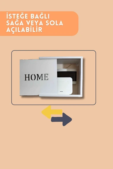 BAGAX 40x33cm Duvar Dekorasyon Urunleri Sigorta Kutusu Saklama Ve Desenli Modem Saklama Kutusu Cok Amacli - Resim 4