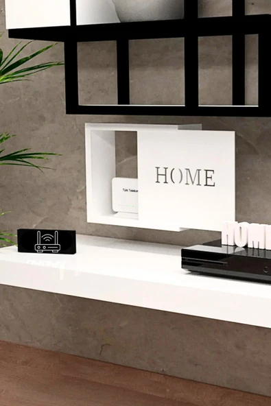 BAGAX 40x33cm Duvar Dekorasyon Urunleri Sigorta Kutusu Saklama Ve Desenli Modem Saklama Kutusu Cok Amacli ürün görseli