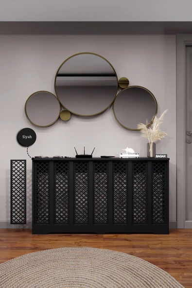 BAGAX Ahşap Petek Kaplama Dresuariç Ölçü 136 Cm Dış Ölçü 140 Cm, Kalorifer Kapama ürün görseli