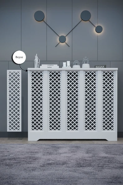 BAGAX Zeugma Model, Beyaz Renk,iç Ölçü 96 Cm Dış Ölçü 100 Cm Petek Kaplama, Dresuar ürün görseli