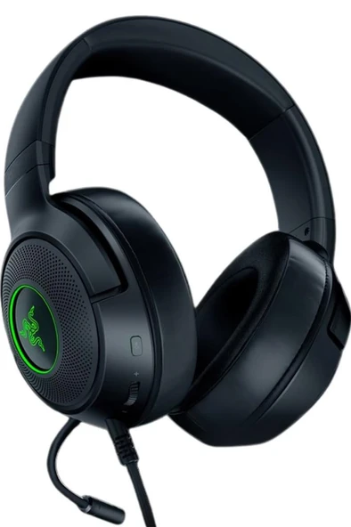 Razer Kraken V3 X RZ04-03750300-R3M1 RGB 7.1 USB Kablolu Kulak Üstü Oyuncu Kulaklığı Teşhir ürün görseli 1