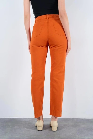 Strong Düz Pantolon  Oranj - Resim 5