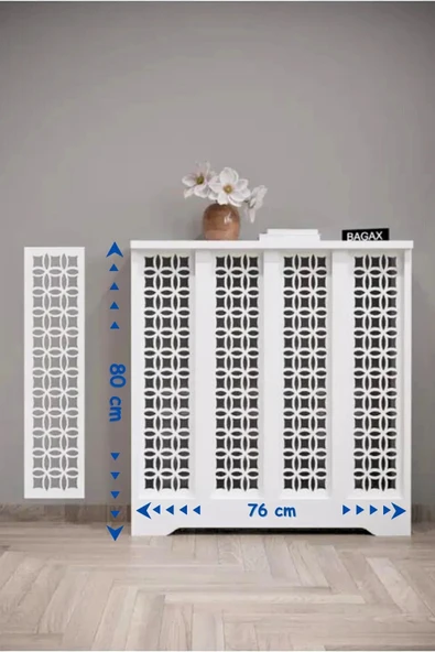 BAGAX Ayasofya Model, Beyaz Renk,iç Ölçü 76 Cm Dış Ölçü 80 Cm Petek Kaplama, Dresuar ürün görseli