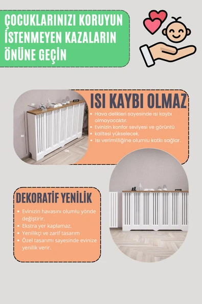 BAGAX Perge Model, Beyaz Renk,iç Ölçü 176 Cm Dış Ölçü 180 Cm Petek Kaplama, Dresuar - Resim 4